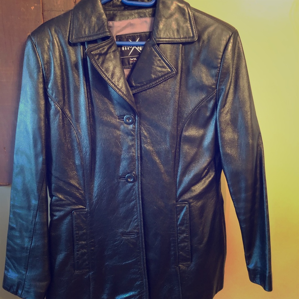 Wilson’s Womans  leather coat/size small